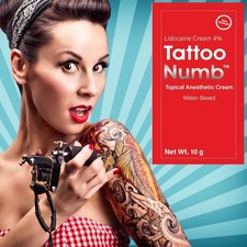 10g - 100g TattooNumb Lidocaine Numbing Cream Pain Relief Anesthetic Skin Numb