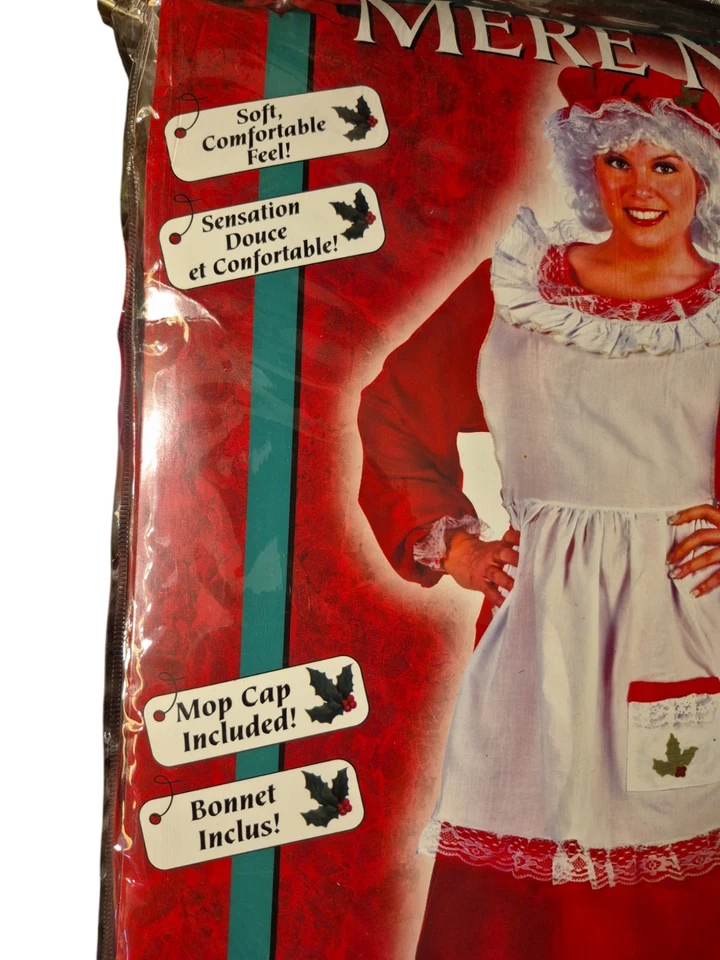 Disfraz de la señora Claus (talla única para la mayoría 16W-24W) Foto 2 de 4