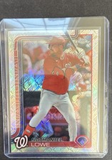 2025 Topps Chrome - Nate Lowe #49 Topps Refractor
