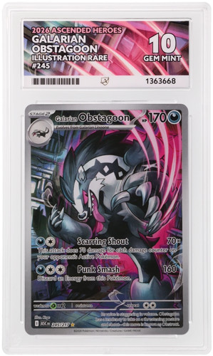 Galarian Obstagoon graded ACE 10 for sale on eBay
