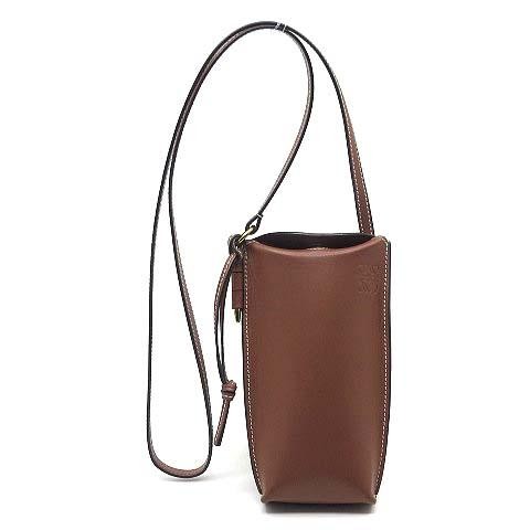 Loewe Gate Pocket Mini Shoulder Bag Brown for Women