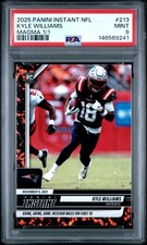 2025 PANINI INSTANT NFL MAGMA 1/1 #213 KYLE WILLIAMS 1/1 PSA 9