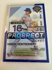 2024 Panini Prospect RC Mason Montgomery RC Blue Holo  /129 No 29