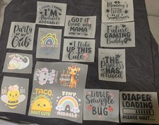 Baby Words  Phrases Animals Decal Lot, Multicolor Kids Stickers/Decals