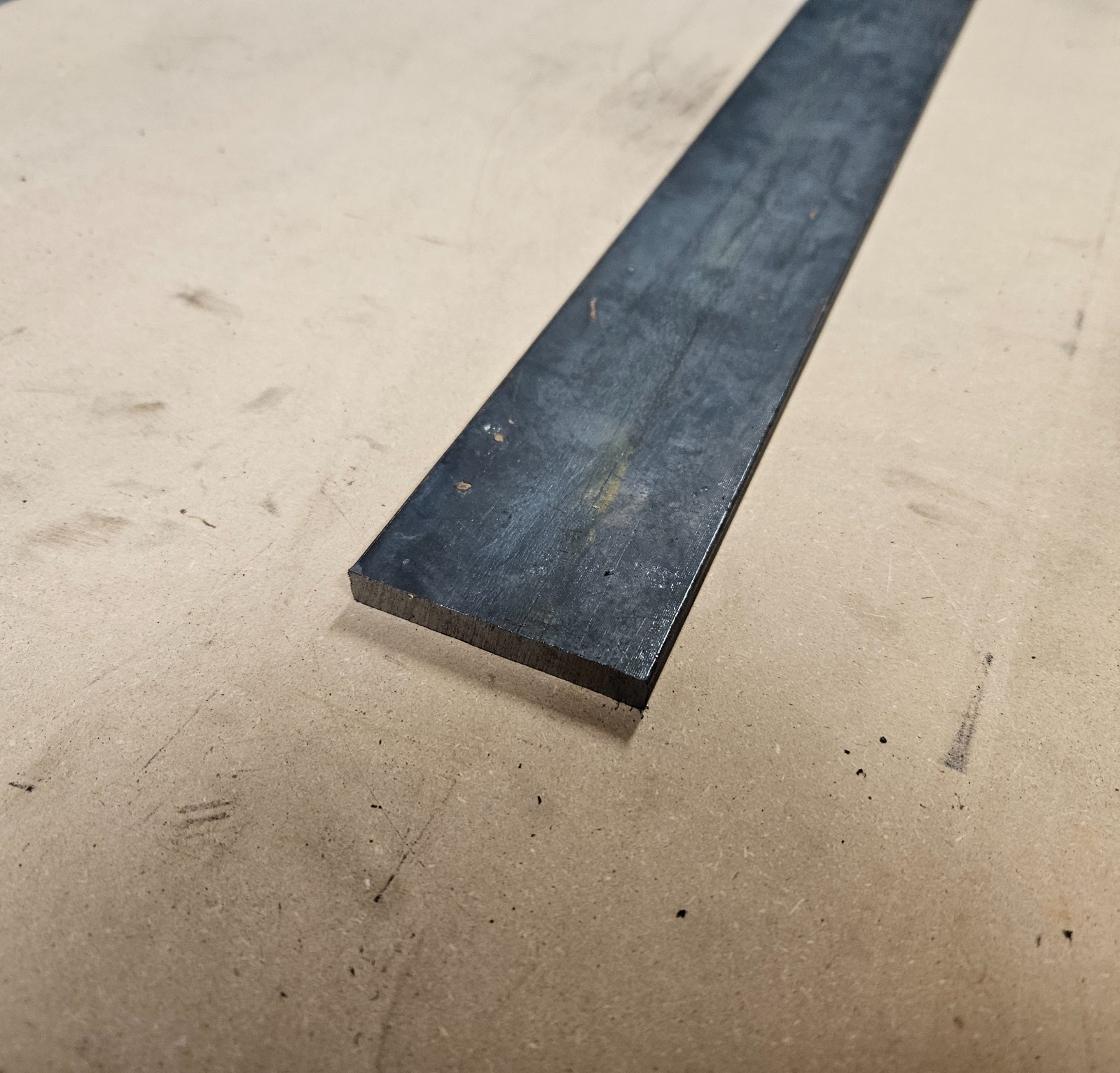 31" Long, x 3/8" Thick, x 3.5" Steel Flat Bar, Hot Rolled St