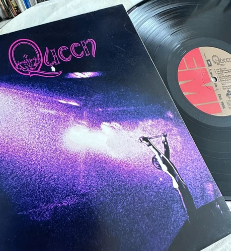 QUEEN Queen s/titled 1973 UK Orig 1st PRESS vinyl LP "Kip Huggy Poo"..3U/3U, EX!