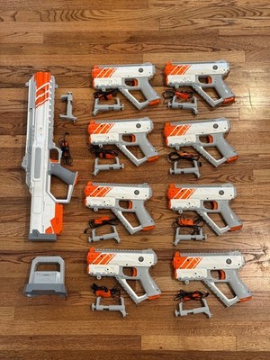 Recoil Laser Tag Starter Set GPS Enabled Multi-player Smartphone Game. HUGE LOT
