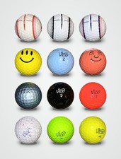 Vice Golf Balls Lot of 12 Limited Edition/Multi-Color. Collector Lot