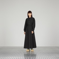 40IT - Gucci Black Belted Cotton poplin maxi dress kaftan - BNWT 741709