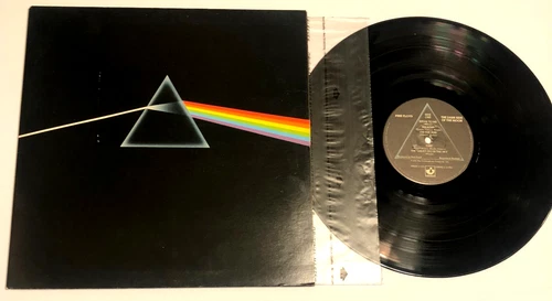 Pink Floyd The Dark Side of the Moon Lp Gatef w 2 posters Vg