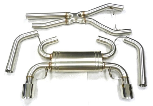 OBX Becker Stainless Catback Exhaust 07-10 BMW 335i 335Xi E90 E92 E93 N54/N55 - Picture 2 of 9