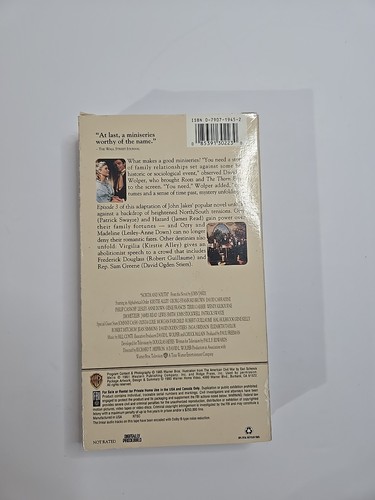 North and South (1985 VHS Tape) Episode 3, Patrick Swayze, Time Life Video WB - Picture 2 of 3