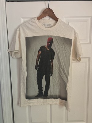 Kanye West Yeezus Tour 2013 Red Ski Mask Official Merch T-Shirt
