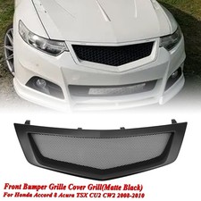 Fiberglass Front Upper Grille Mesh For Acura TSX CU2 CW2 2008-2010