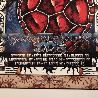 Grateful Dead Last Summer Tour 1995 Michael Everett Limited Poster
