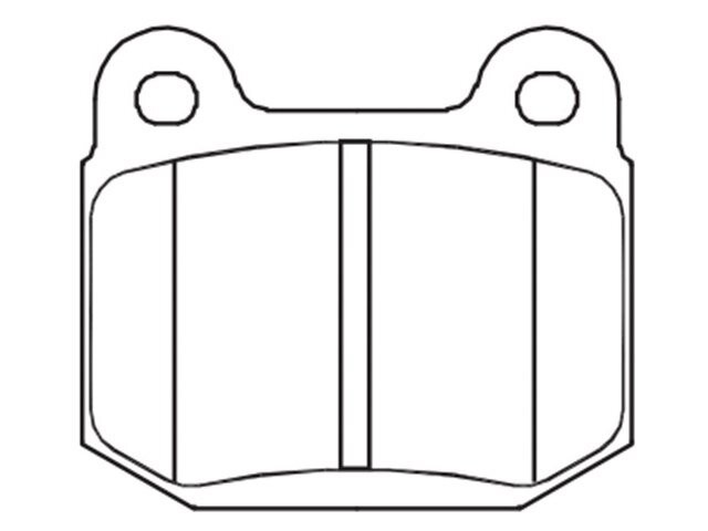 For 2005, 2010-2011 Lotus Elise Brake Pad Set Front Hawk 71512GFNZ