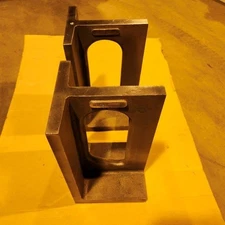 Machine Angle Iron Plate 9" x 8" x 16" Taft-Peirce PN 9194-G No. 194 USA (2 pcs)