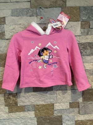 Dora The Explorer Girls Fleece Top Size 4-6