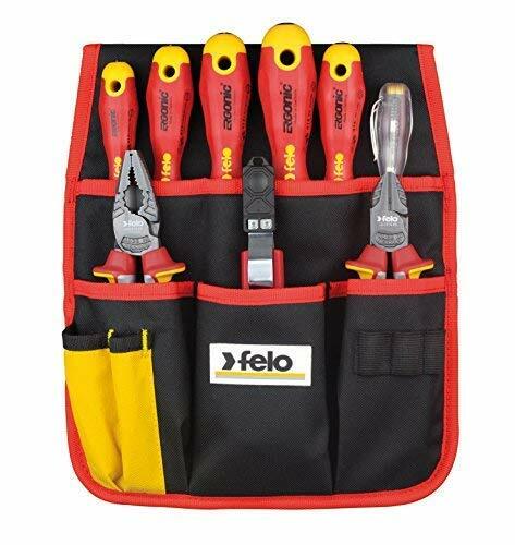 Felo 41399504 borsa con 9 attrezzi, Rosso E Nero (C4U)