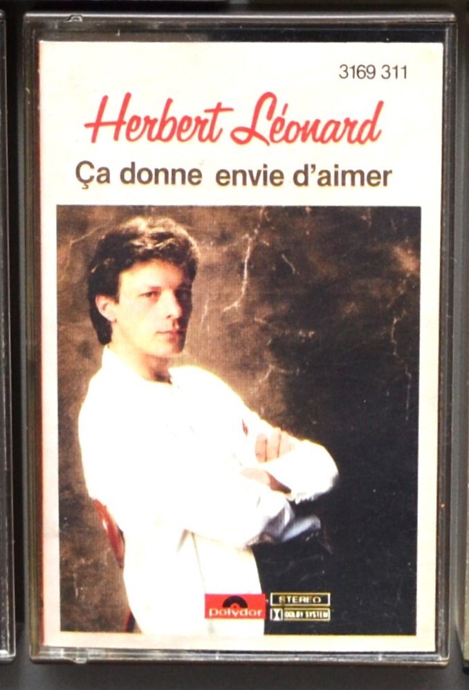 K7 audio boite vide Herbert Léonard "ça donne envie d'aimer" 1982 Fr. 3169 311