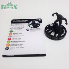 Heroclix Fantastic Four set Black Panther 013a Common figure w/card