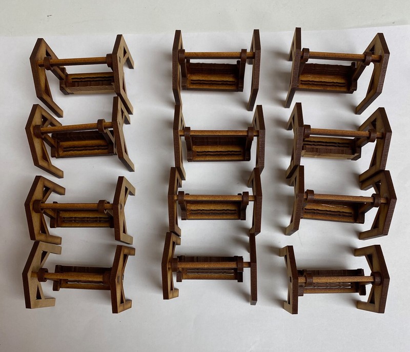 12 X LOT Dollhouse Miniature 1/4" Scale #Z236 Swing Set  For Yard Garden Play
