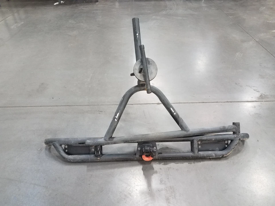 Jeep Wrangler TJ Rubicon 2005 4x4 parachoques trasero de acero/estante para neumáticos - * #9076 K1 Foto 2 de 4