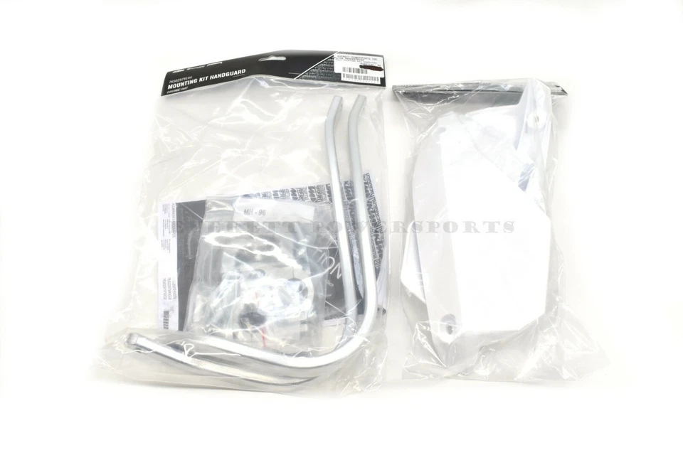 刷子护手套件 Husqvarna Husaberg 铝白色塑料 ~ 12-18' #B158 — 第 2/3 张图片