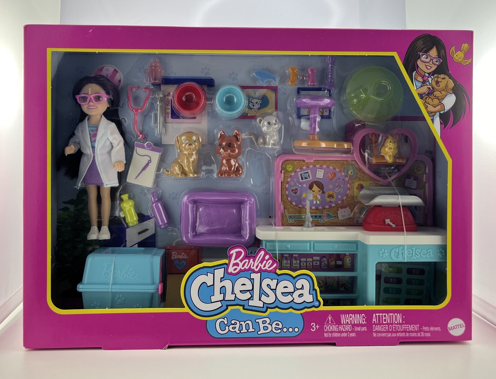 Barbie Chelsea Can Be&hellip; Veterinarian Play Set With Pets