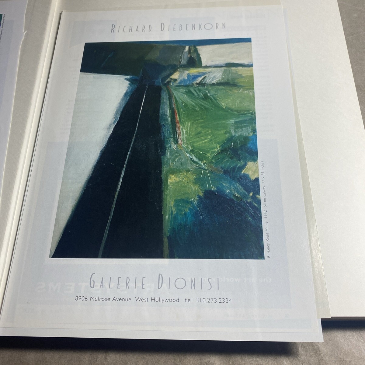 Galerie Dionisi Diebenkorn Framed Print Ad Galerie Dionisi Diebenkorn Framed Print Ad