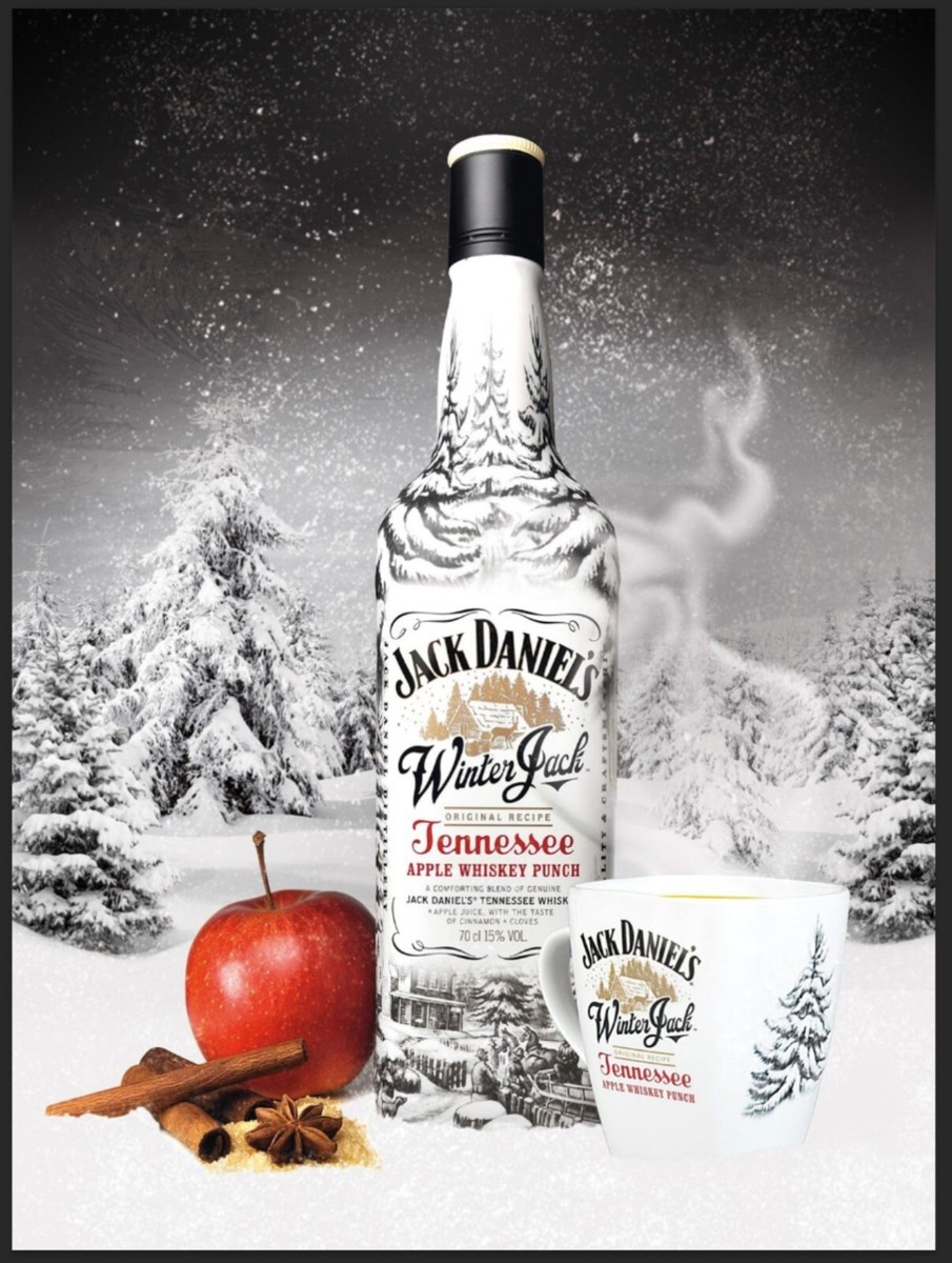 JACK DANIELS WINTER JACK Metal Sign Retro Pub Bar Shed Beer Garage