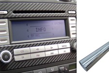 Blende Design Folie Auto Set in Chrom Premium Innenraum Zierleisten Dekor