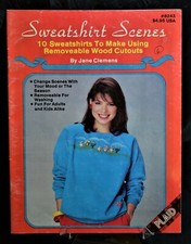 Sweatshirt Scenes Plaid Pattern Book 8243 Removable Wood Cutouts Craft Hobby