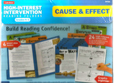 Lakeshore High-Interest Intervention Reading Folders Cause Effect Grades 4-5