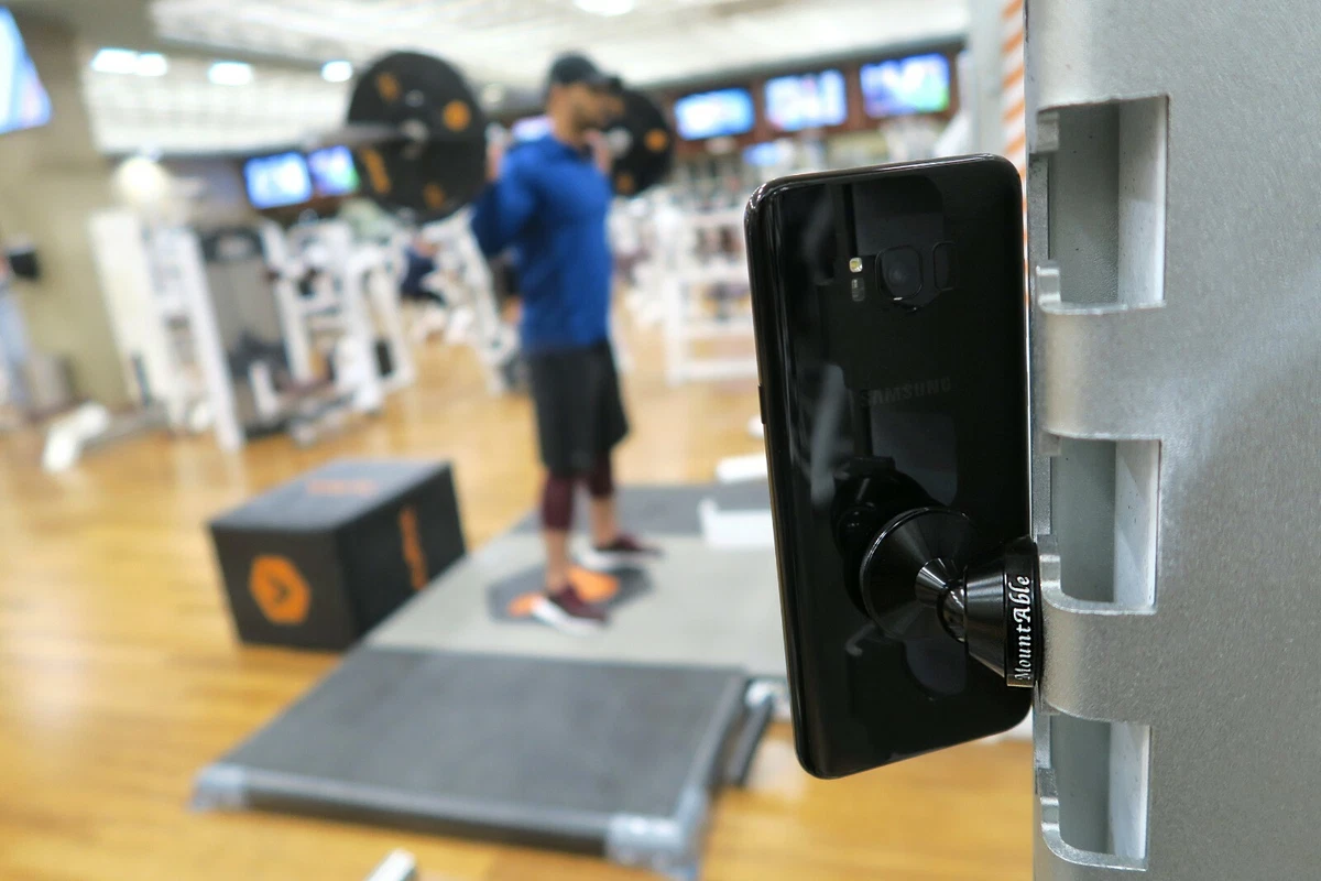 Phone Holder Double Sided Magnet For Gym Car Household use