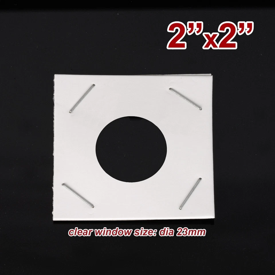 23 mm Coin Holder Flips Staple Cardboard 2x2 2" Storage Australian Display 1000x - image 4 of 4