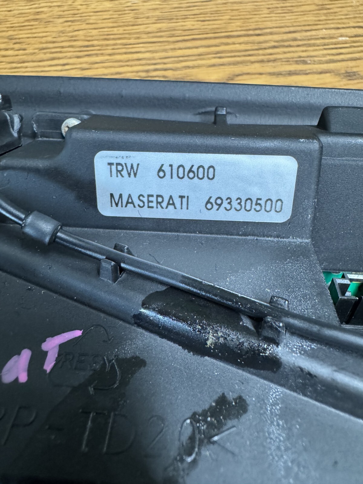 2003-2008 Maserati Quattroporte Overhead Console Switch Tow Alarm Control OEM