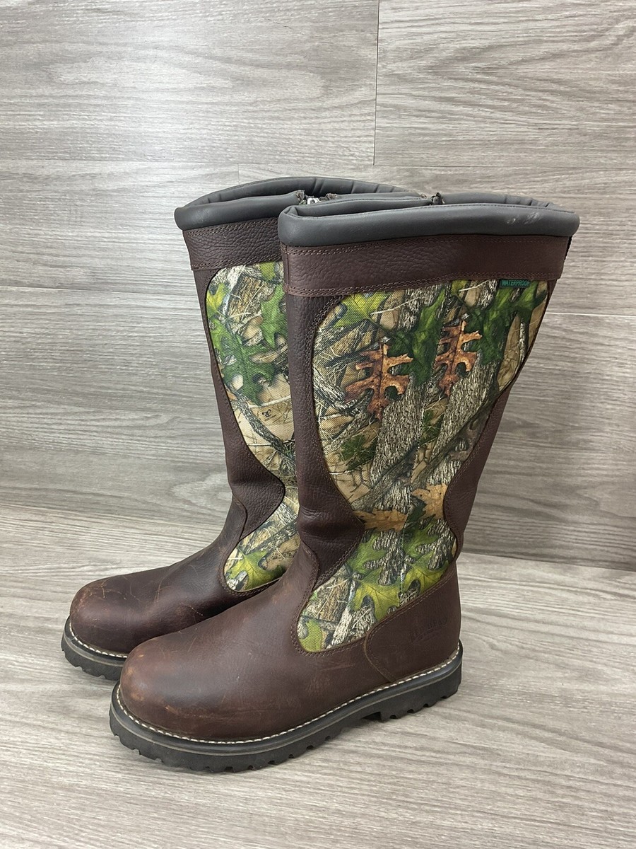 RED HEAD BAYOU III Waterproof Snake Boots Camo Size Men's M
