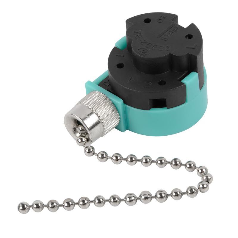 Zing Ear Ze268s6 4-Wire Ceiling Fan Pull Chain Switch 3-Speed Replacement-image