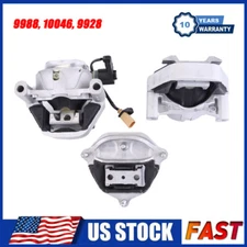 3PCS FOR 2012-2018 AUDI A6 2.0L FWD ENGINE MOTOR & TRANSMISSION MOUNT SET NEW