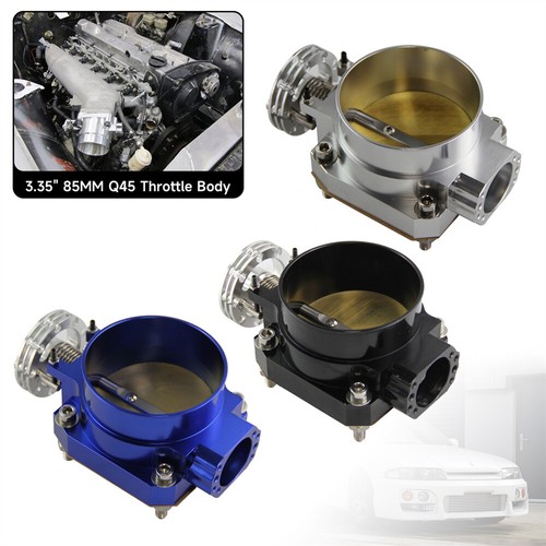 Drosselklappe Q45 85MM Für Nissan Skyline R33 R34 RB20DET RB25DET RB26DET Blau - Picture 7 of 9