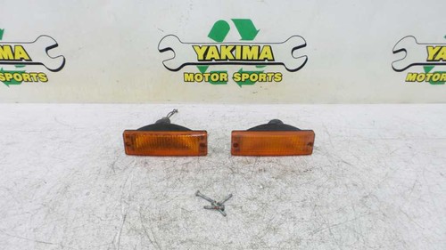 82-91 Jaguar XJS Bumper Mounted Turn Signal Assemblies Driver Passenger OEM - 第 1/12 張圖片