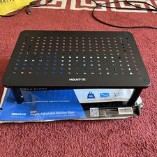 Mount-It Adjustable Monitor Riser Set up to 32" Gray MI-7364 New Open Box