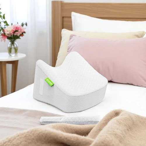Leg Knee Pillow Cooling Memory Foam Contoured Sleeping Pillows Wellbeing Home