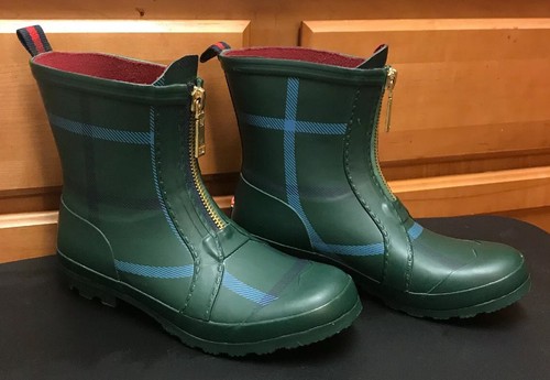 Botas de lluvia Tommy Hilfiger RYANN 2 verdes cuadros goma media pantorrilla botas de lluvia para mujer talla 8 | eBay