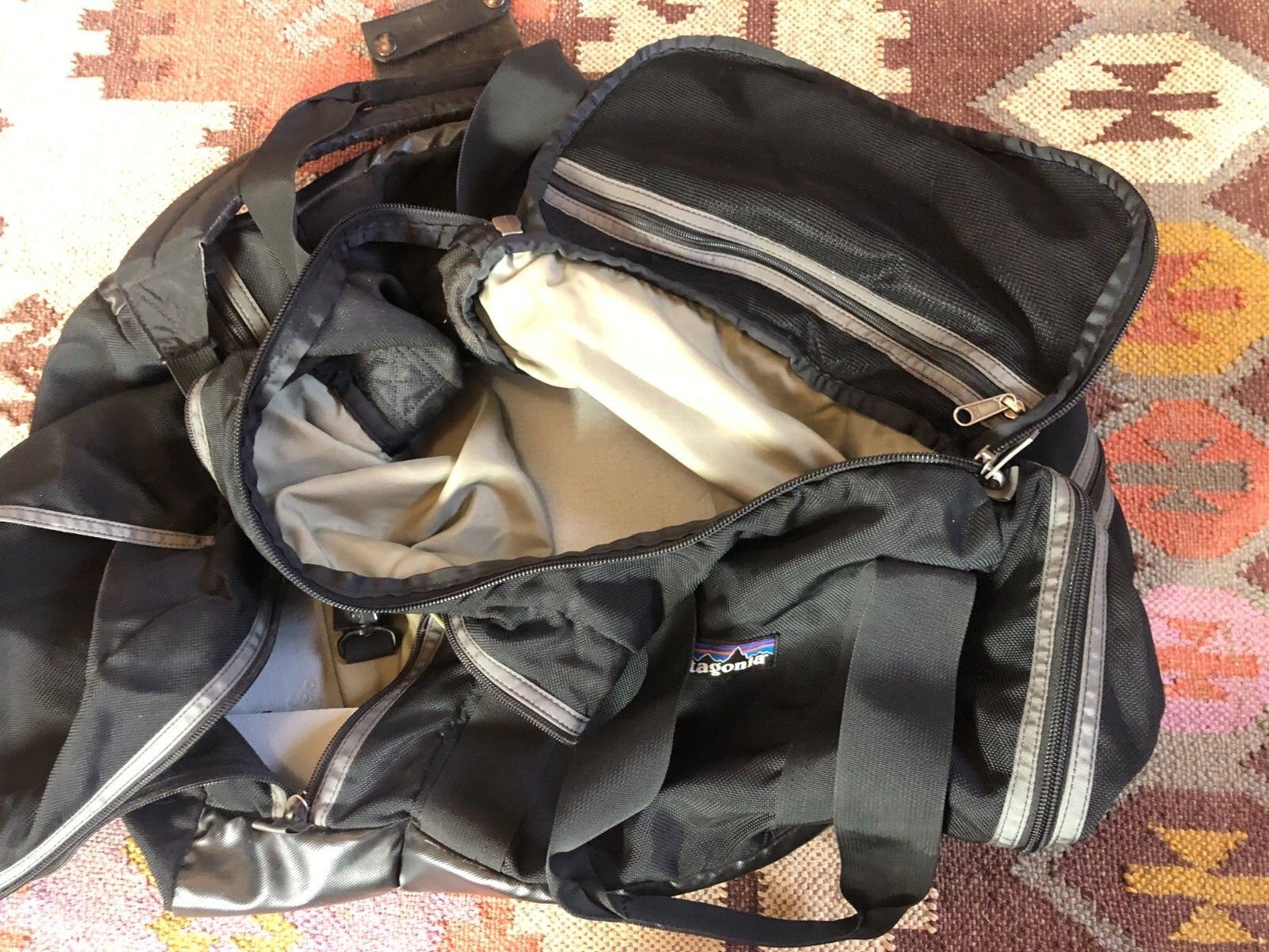 Patagonia Black 50L Duffle Bag eBay