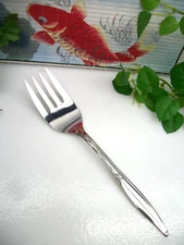 Oneida Kenwood  FOREVER ROSE  Stainless Steel  Cold Meat Serving Fork  EXCELLENT
