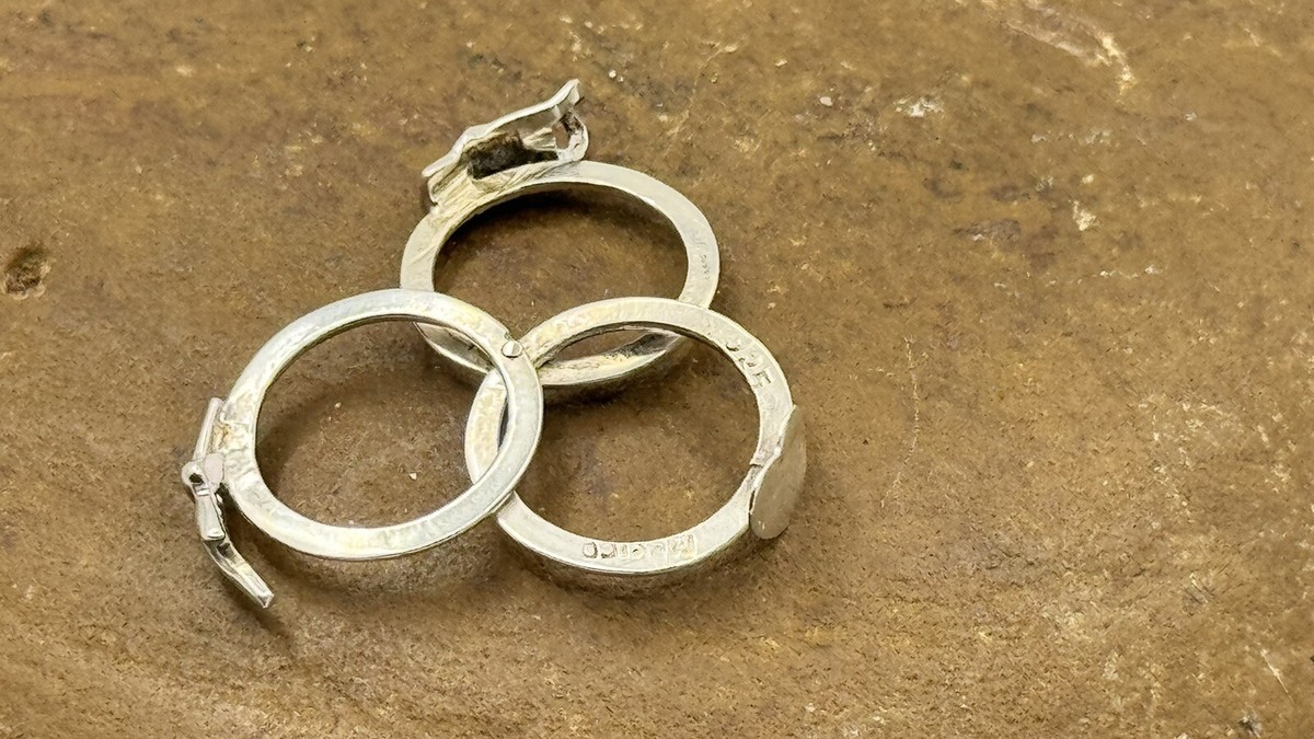 【CTHY】HIGH-END GIMMEL RING Sterling Silver Gimmel Ring