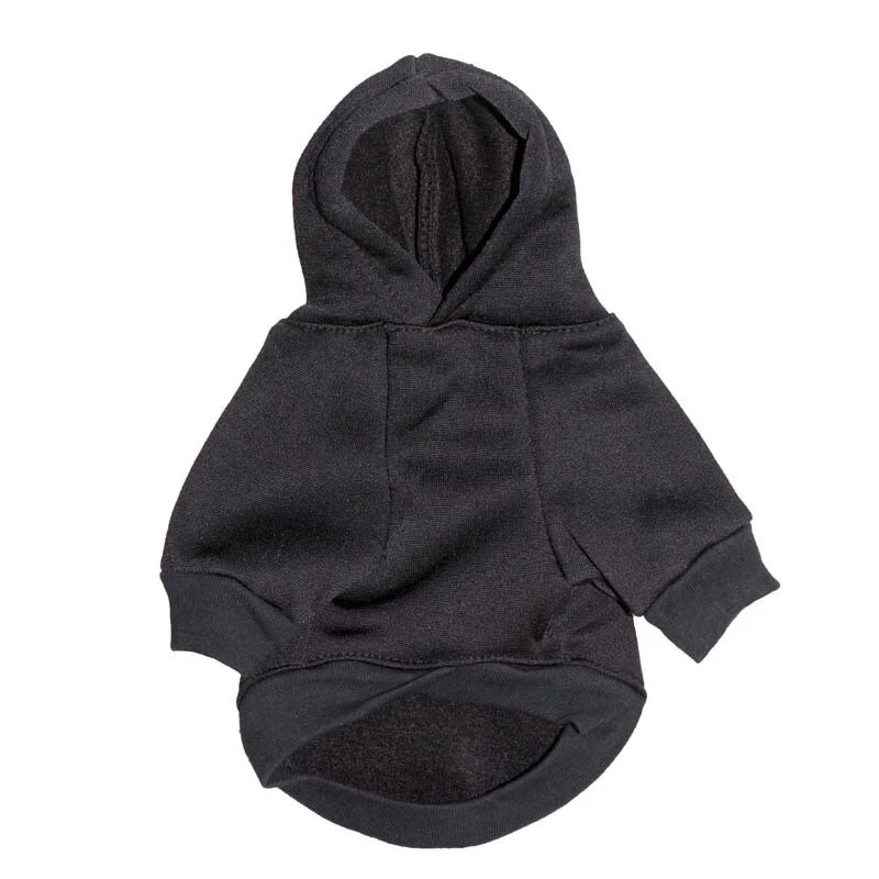 Perro Negro FBI Cachorro Ropa Camiseta Abrigo Chaleco Top Cálido Sombrero Disfraces Calentador Regalo Foto 3 de 4