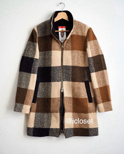 Pendleton Wool Blend Walker Cream Jacket Coat Double Zip New Size Medium